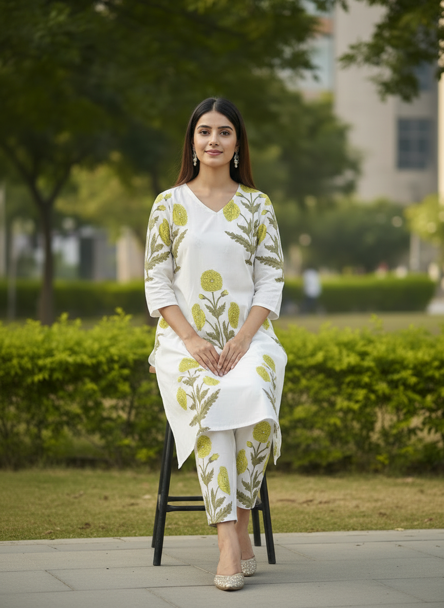 GreenPetal Kurta Set